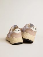 Women's Running Sole in mesh and nubuck with silver metallic leather star - Image 4