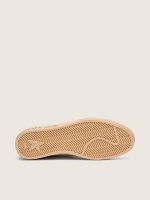 Men's Ball Star in yellow suede with silver star and yellow mesh inserts - Image 5