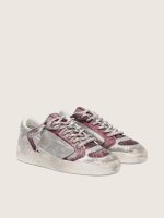 Women's Stardan LAB in burgundy and silver leather and glitter - Image 2