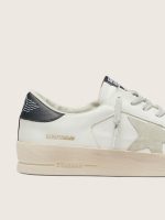 Men's Stardan with star in ice-gray suede and blu-navy heel tab - Image 5