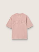 Powder-pink T-shirt with reverse logo on the back - Jersey Capsule - Image 2