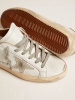 Women's Super-Star sneakers with suede star and brown heel tab - Image 3