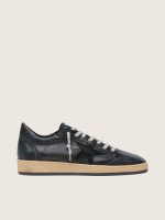 Men's Ball Star in black nappa with suede star and nappa heel tab