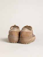 Men's Super-Star Ski in Dolmias and caramel suede with marble nubuck star and heel tab - Image 4