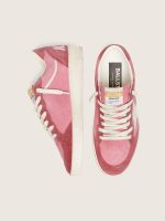 Women's Ball Star LTD in pink suede with cream leather star and red suede inserts - Image 3