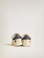 Baby School in nappa leather with musical print and white suede star - Image 4