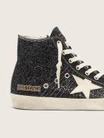 Francy Penstar in glitter with ivory star and black heel tab - Image 4