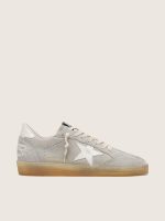 Men's Ball Star in light gray suede with white leather star