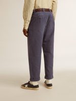 Men's chinos in blue with a lived-in effect - Image 4