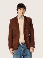 Men's jacket in brown waxed suede - Image 5