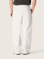 Star unisex sweatpants in gray melange fleece - Image 6