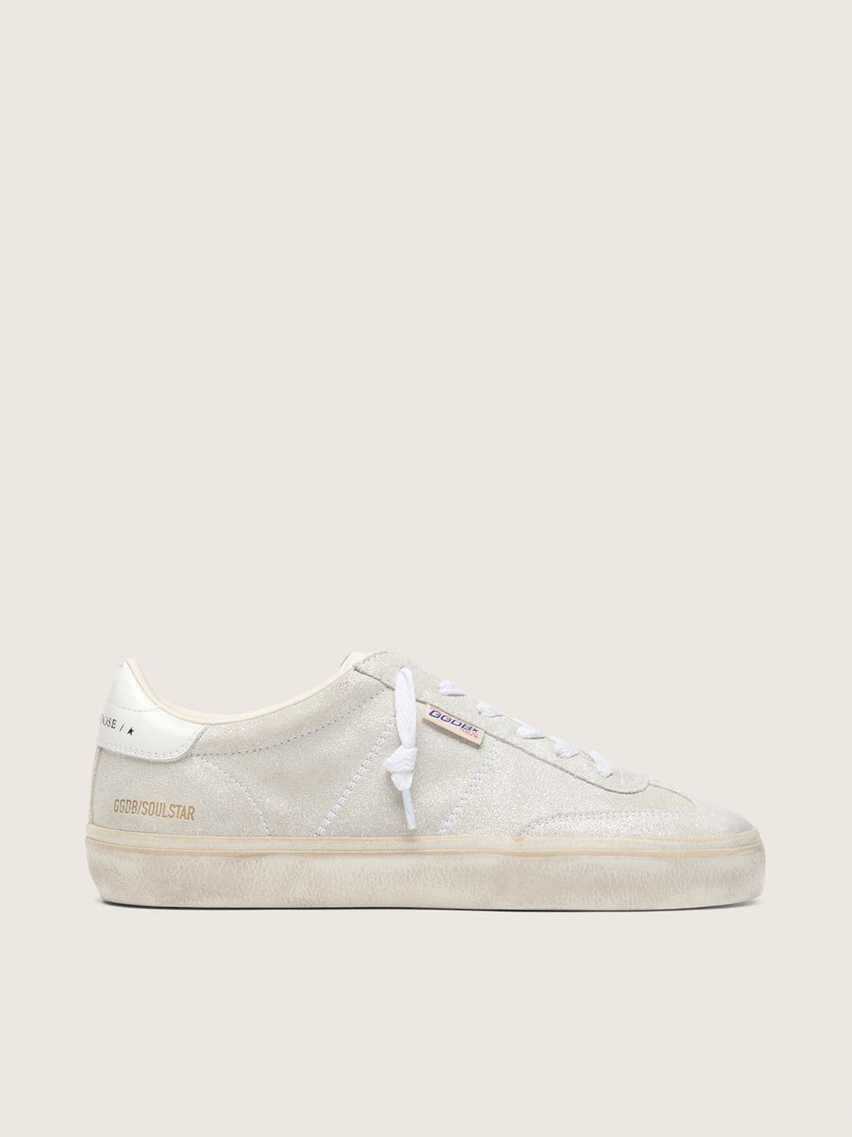 deda73c4431541a882385fbeac9fd42d36c8055f7754345f93476a9536a844bd Women's Soul Star in beige suede with white leather heel tab - Image 1