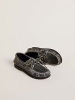 Young Cruise loafer in black distressed leather - Image 2