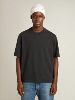 T-shirt in washed black with reverse logo on the back - Jersey Capsule - Image 2