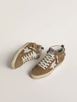 Women's Mid Star in tobacco suede with fringing and studs - Image 2