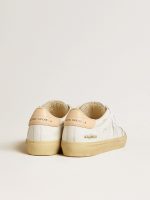 Women's Soul Star in white leather with pink leather heel tab - Image 4