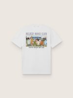 Men's T-shirt with print on the back - Image 2
