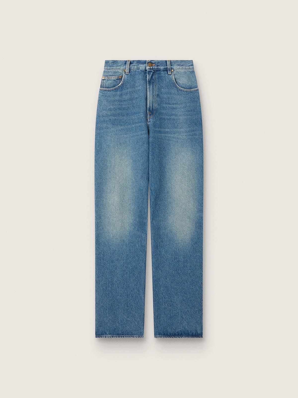 e2156cda5e113a7153fd3b4cb9eeefe26266859d94d1b5e1f2ae8b6e6607b664 Women's jeans with medium wash - Image 1