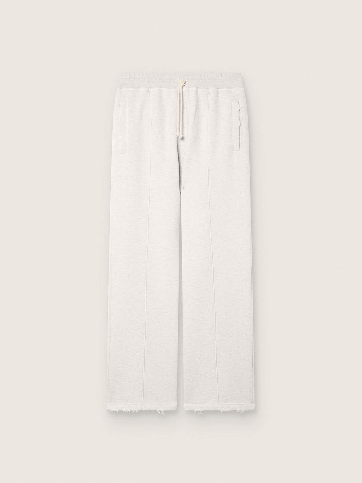 e25a3e769fed24b29369a489ba5b68edbd439195ef5f333d9b697aaa8995259d Star unisex sweatpants in gray melange fleece - Image 1