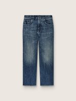 Journey girls' bootcut jeans in blue denim with gradient rhinestones
