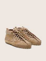 Women's Mid Star Ski in caramel suede with nubuck star and suede heel tab - Image 2