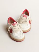Ball Star Young in nappa with red leather star and heel tab - Image 2