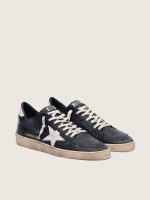 Men's Ball Star in black nappa with white leather star and heel tab - Image 2
