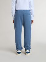 Kids' blue joggers with embroidery - Image 4