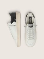 Men's Stardan with star in ice-gray suede and blu-navy heel tab - Image 4