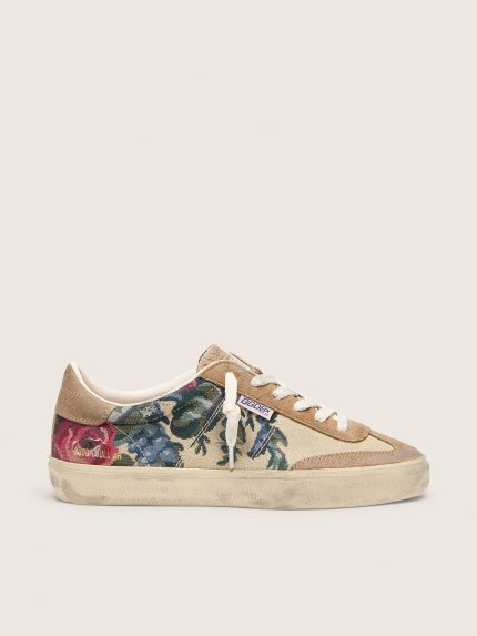 Women's Soul Star in canvas and suede with colorful print