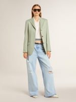Women's pants in lived-in effect denim - Image 3