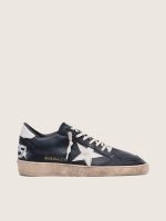 Men's Ball Star in black nappa with white leather star and heel tab