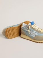Women's Marathon with light blue nylon upper and pastel blue star - Image 4
