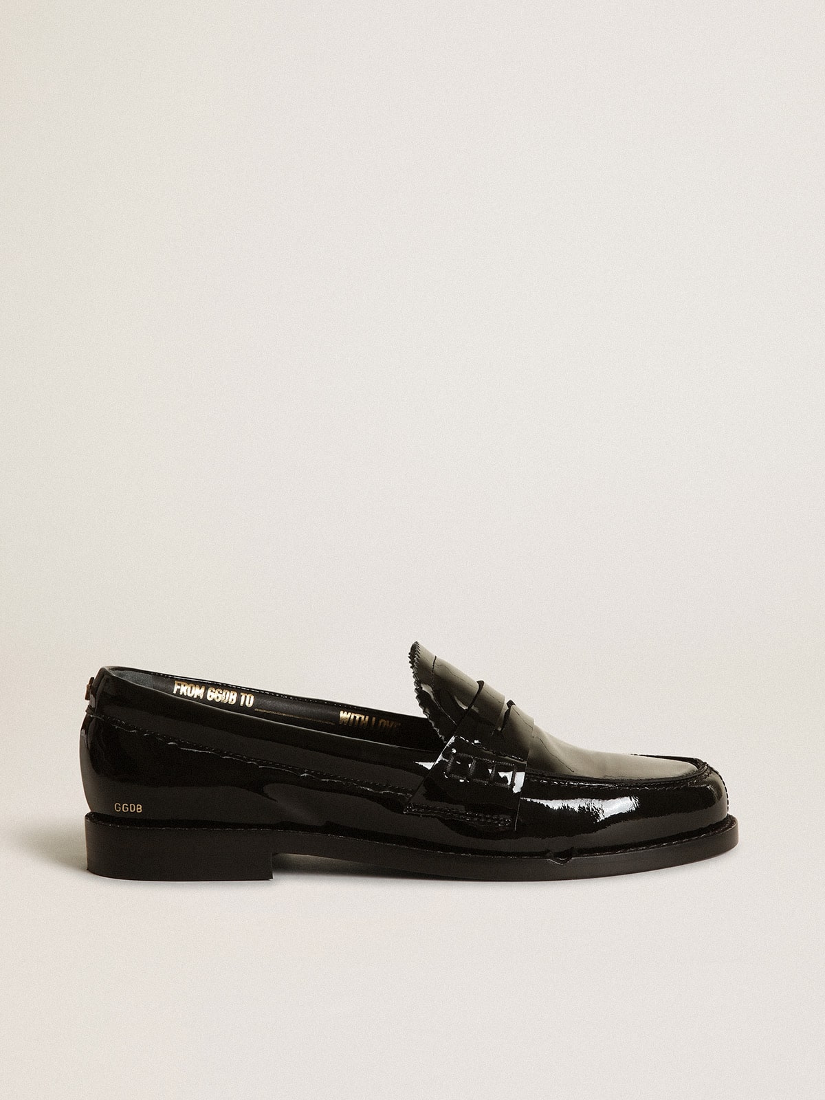 e6fdaec04c5e41e5b2c8b5597245039556d736aee9184f97402c0c6a2d64b6eb Jerry loafer in black patent leather - Image 1