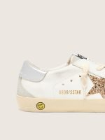 Young Super-Star with gold glitter star and silver metallic leather heel tab - Image 4