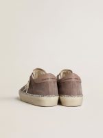 Women's Hi Star in suede with silver leather star and leather heel tab - Image 4