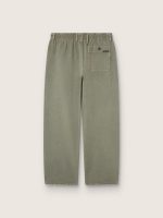 Men's cargo pants in smoky green cotton twill - Image 2