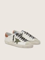 Men's Super-Star with star in olive green canvas - Image 2
