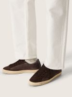 Men's Super-Star LTD in brown nubuck with suede star and purple leather heel tab - Image 3