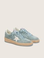 Women's Ball Star in light blue suede with white star - Image 2