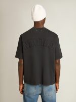 T-shirt in washed black with reverse logo on the back - Jersey Capsule - Image 4