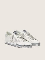 Women's Super-Star with silver sparkle foxing and metal stud lettering - Image 2