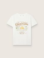 Women's T-shirt with print on the back - Image 2