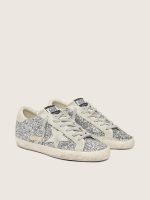 Women's Super-Star in silver glitter with ice-gray suede star - Image 2