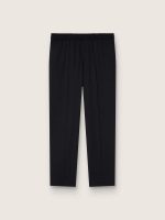 Men's black wool gabardine pants
