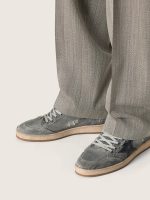 Men's Ball Star LTD in gray denim with black leather star - Image 3