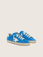 Young Super-Star in bright blue suede with white leather star - Image 2