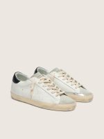 Men's Super-Star in white leather with perforated star - Image 2