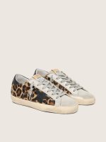 Women's Super-Star in leopard print leather - Image 2