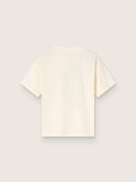 Kids' T-shirt in white cotton jersey with print - Image 2
